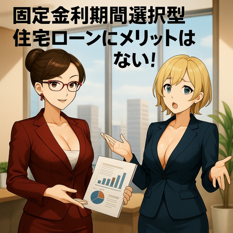 固定金利期間選択型住宅ローンはデメリットだけ！